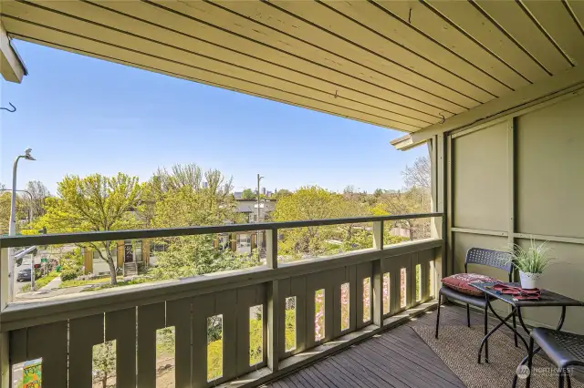Roomy Balcony off Bedroom