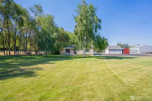 Low maintenance lawn with UGS