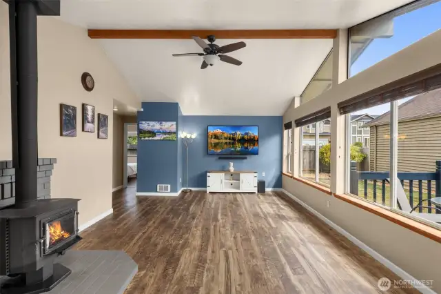 Giant windows for so much natural light!