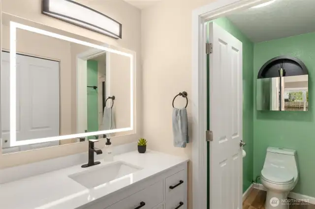 Fully remodeled primary bath (2025)