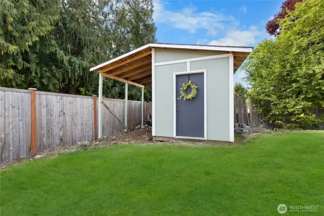 Back yard shed
