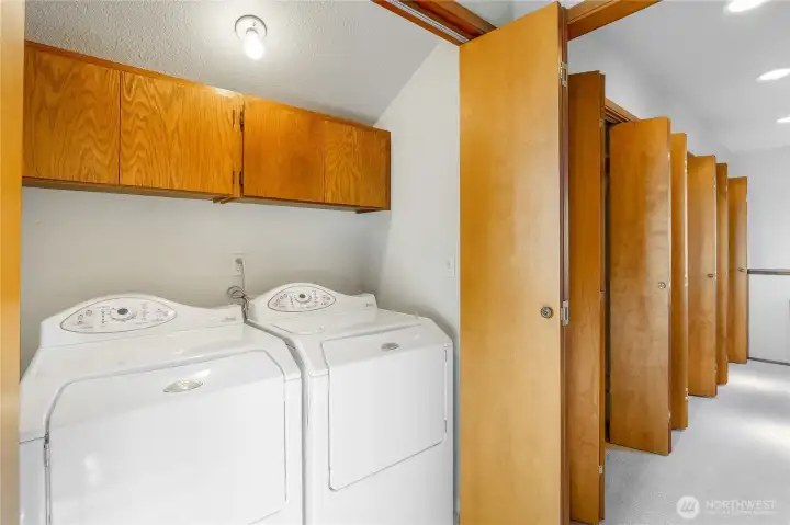 In-unit laundry for ease and practicality