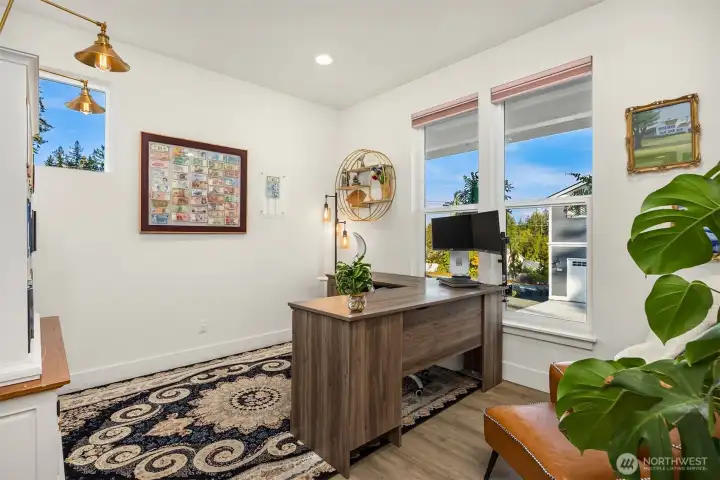 Handy office by the front door