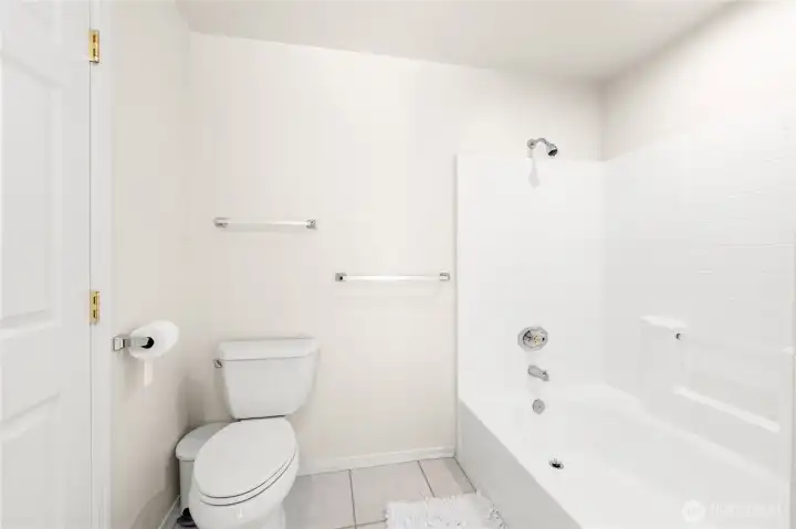 Private bathroom attached to additional bedroom