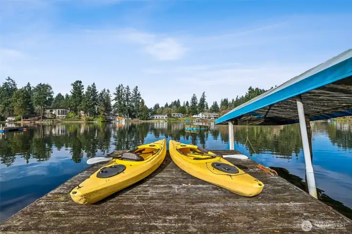 Private dock for your enjoyment!