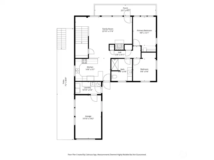 Main floor floorpan.