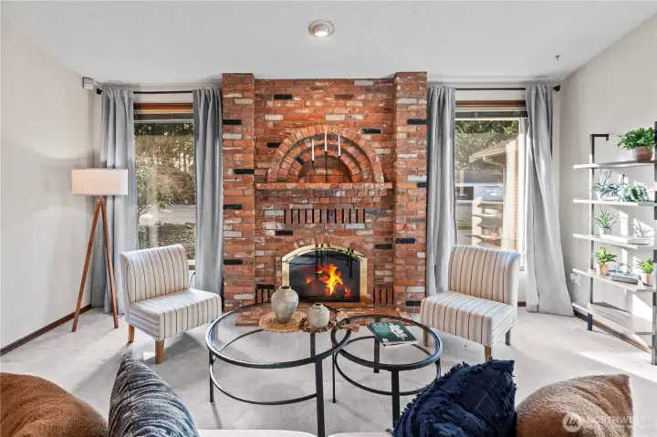 Living room to the right of entry