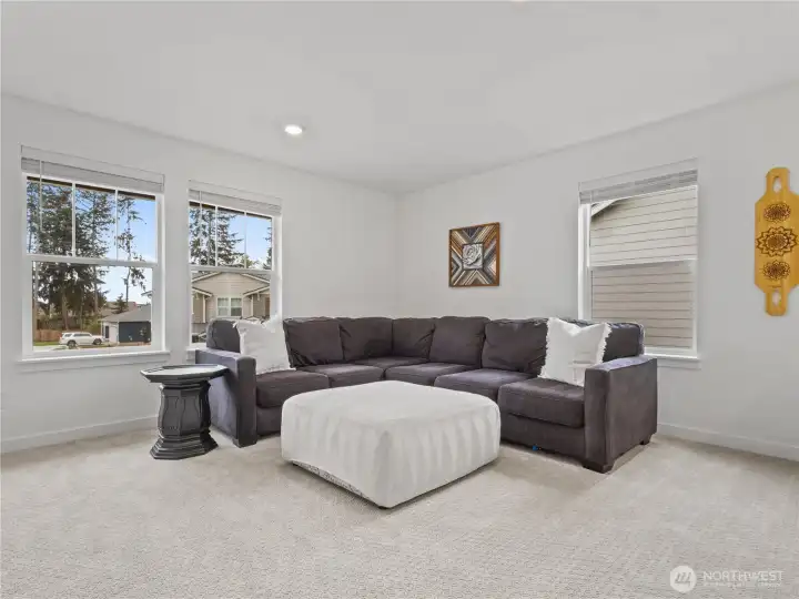 Another view of the loft / bonus living space.