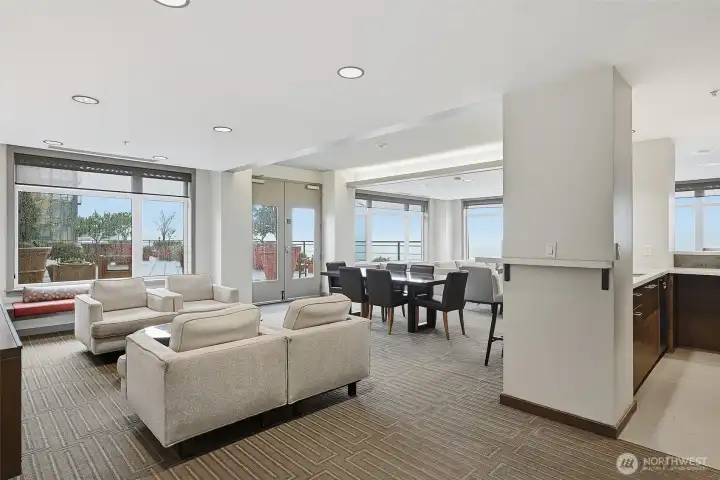 Terrace gathering room