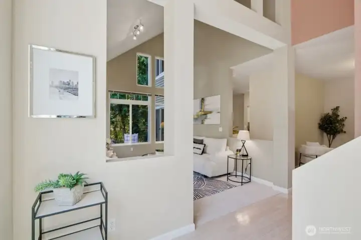 You're welcomed by an airy foyer with an open-concept layout! You're welcomed by an airy foyer with an open-concept layout!