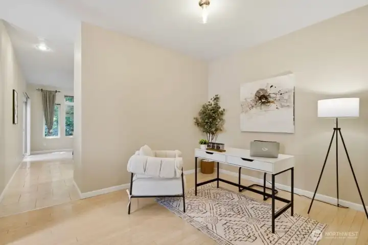 A spacious home office area! A spacious home office area!