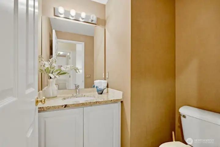 Half bath on main floor Half bath on main floor