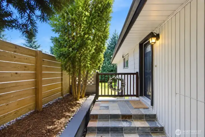 Front Entry – Welcoming front entrance with clean landscaping and curb appeal Front Entry – Welcoming front entrance with clean landscaping and curb appeal