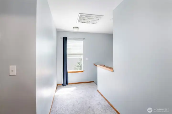 Long hallway @ top of stairs
