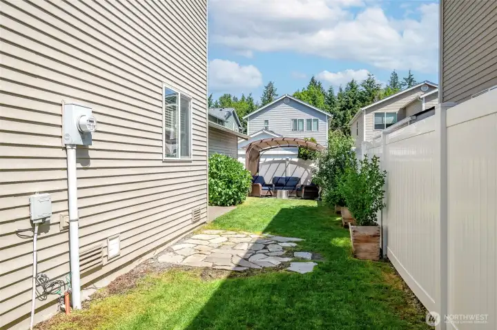Backyard - everything you see stays!