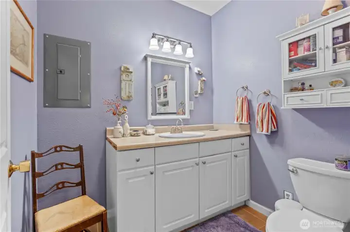 1/2 Bath on the Main Floor