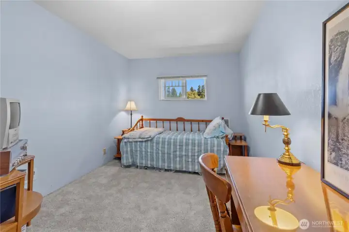 Upstairs 2 of 2 Bedrooms w/Large Lighted Closet.