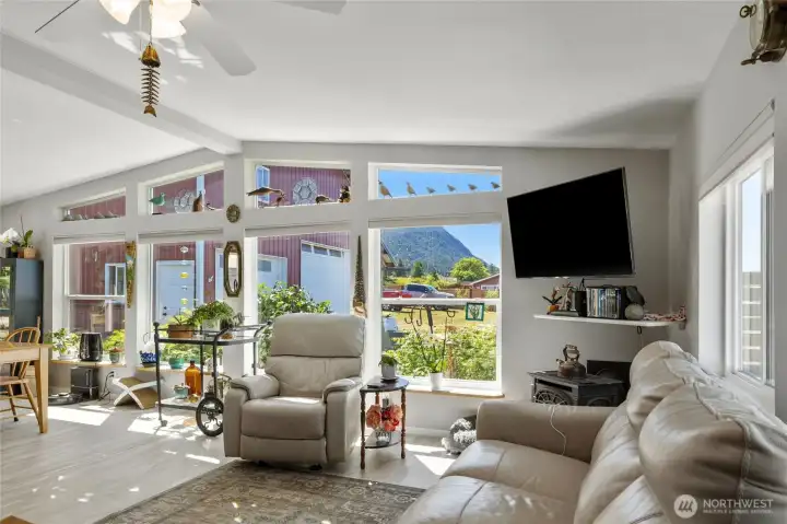 Home filled with natural light