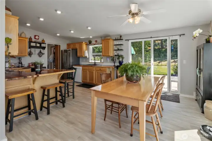 Dining and Kitchen area