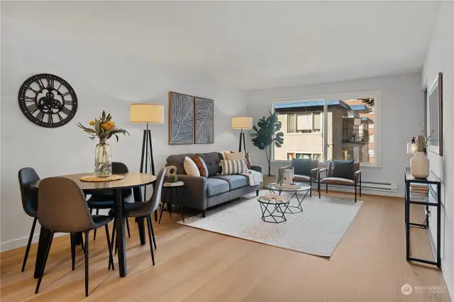 Welcome home to your perfect urban landing pad just steps from all your Capitol Hill favorites!