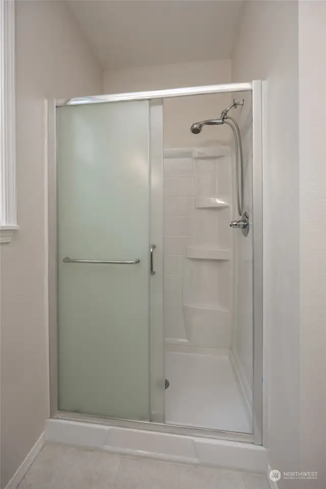 Primary bath shower - new shower doors