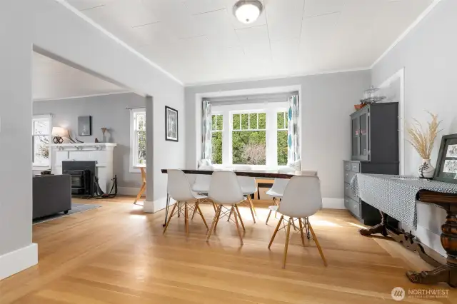 Open Concept Living Dining Room | Far Right Wall - Previous Entrance to Studio