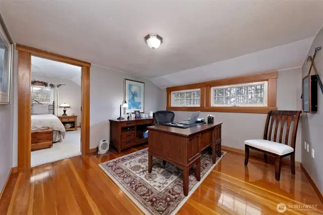 Upstairs office area.