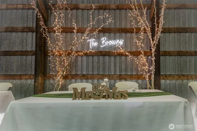 The barn could be a wonderful event space!