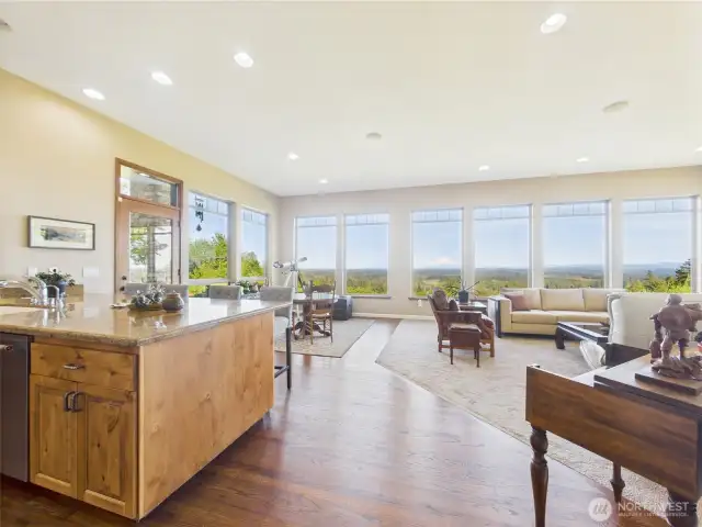 VIEW FROM KITCHEN