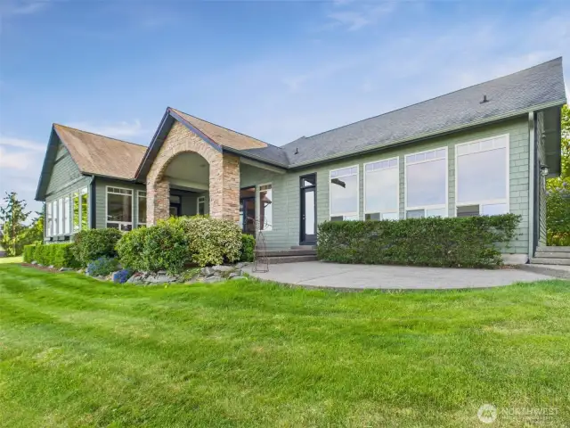 REAR VIEW of Home.