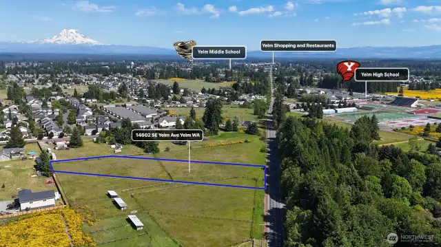 Perfect for a hobby farm, the property is currently being used as pasture land. Blue boundary lines are approximate. Buyer to verify to their own satisfaction.