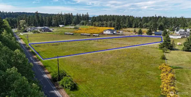 Close to schools, shopping, and entertainment. Blue boundary lines are approximate. Buyer to verify to their own satisfaction.
