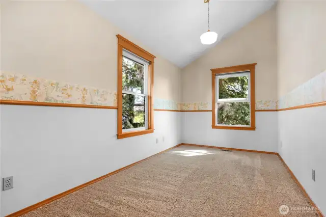 2nd floor back bedroom.