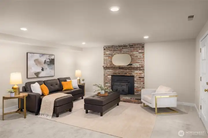 Downstairs living room