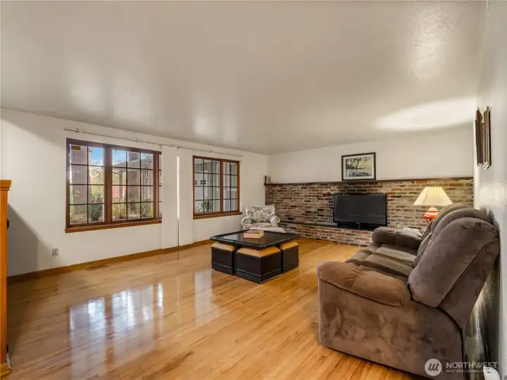 Formal Living Room with Fireplace