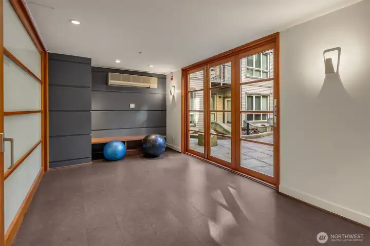 Yoga room.