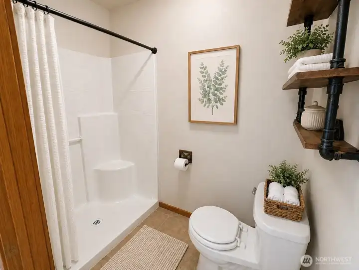 The primary suite includes a seperate Shower.