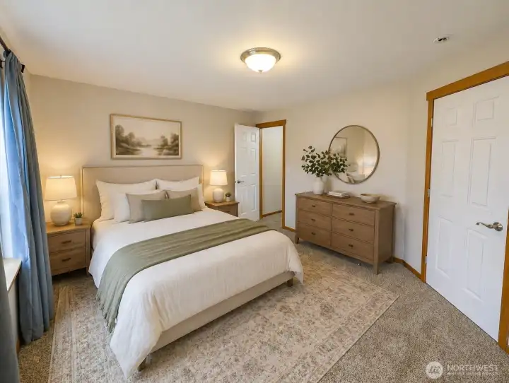 Bedroom 2 with walk in closet