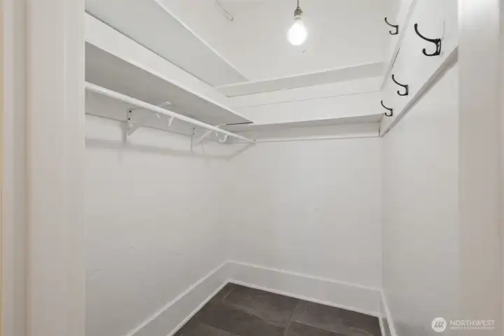 Large bedroom closet