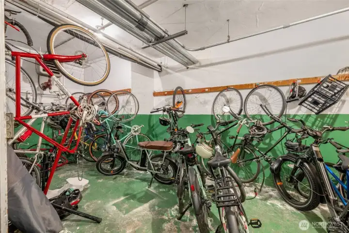 Secure bike storage