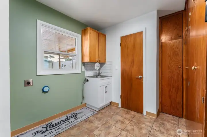 Laundry area