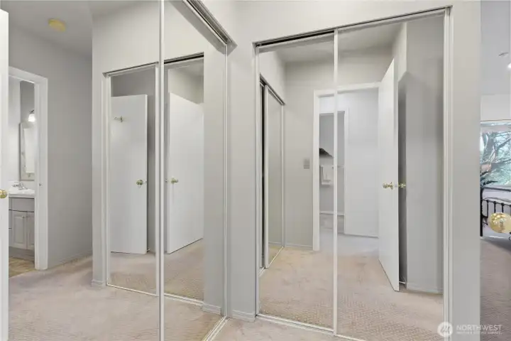 Enjoy the double closets in primary bedroom to store all your belongings.