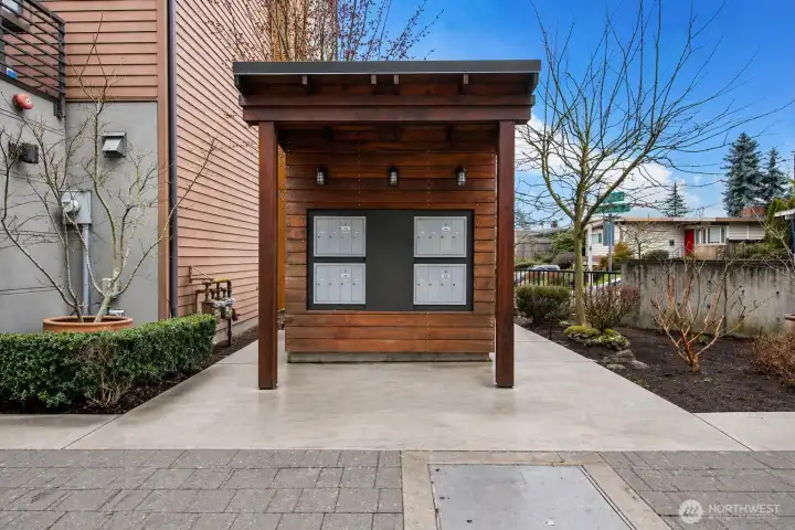 Secured package and mail drop