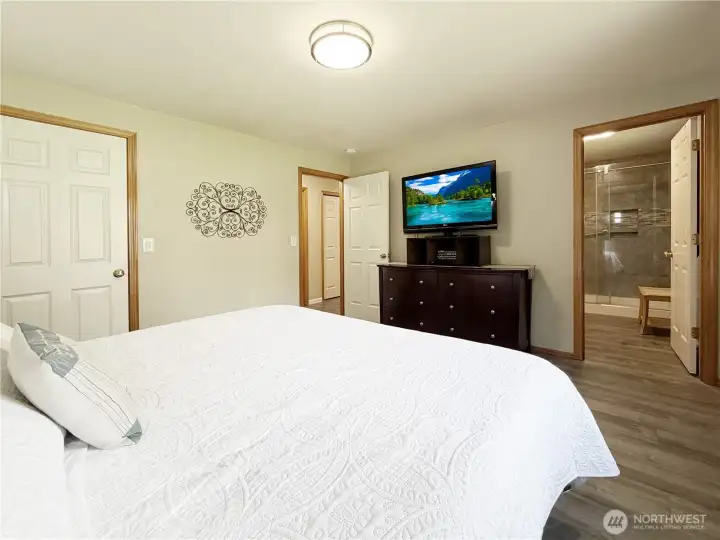 Convenient access to the primary bath