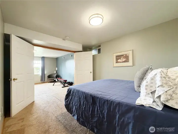 4th bedroom on lower level