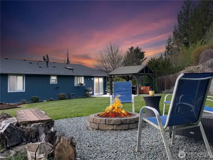 Bring your marshmallows for toasting.