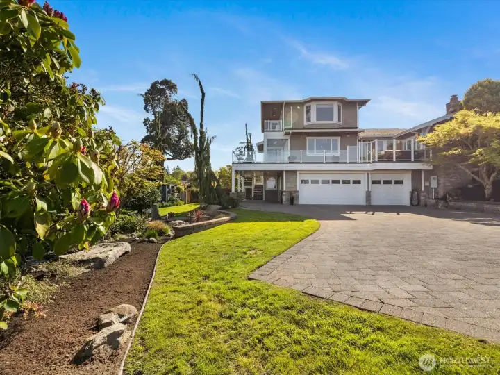 3 car garage + carport
