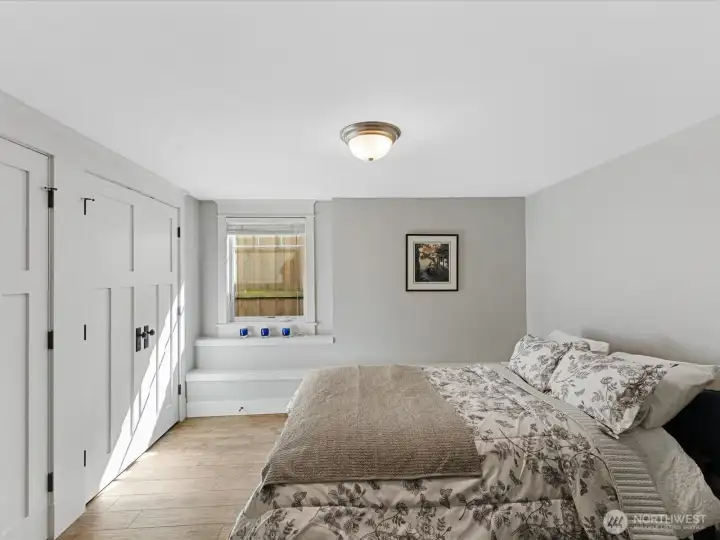 Lower level guest bedroom
