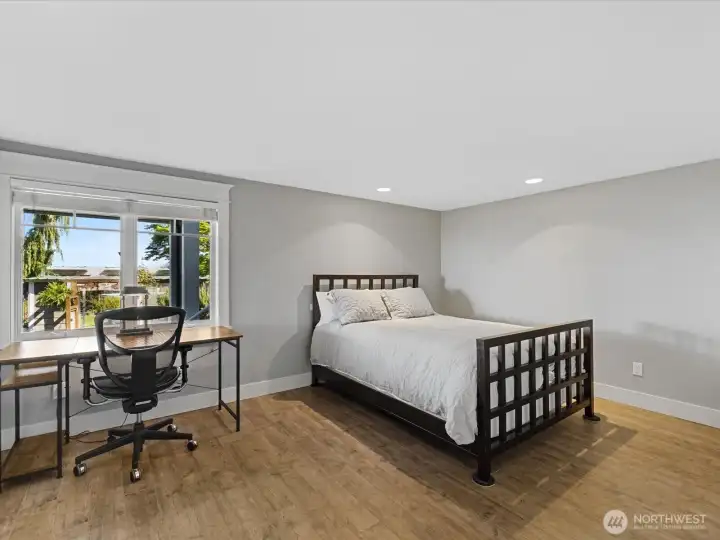 Alternate lower leverl guest bedroom