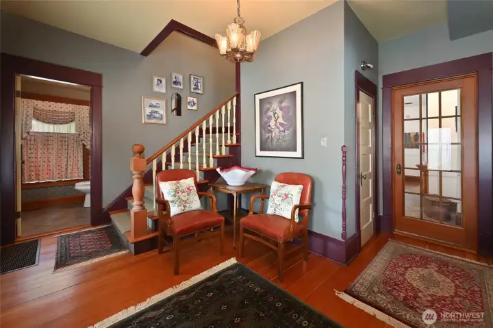 Entry foyer into primary residence